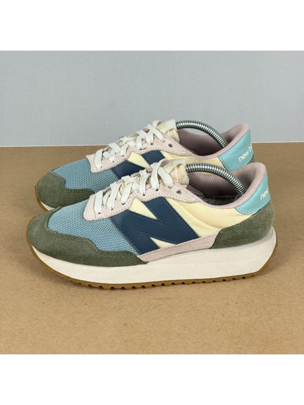 New Balance 237 Casual Lifestyle Sneakers Womens 6 Norway Spruce Blue Low Top